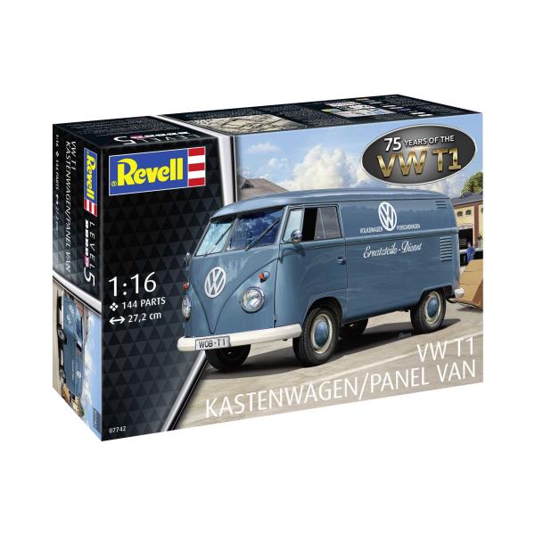 Plastic ModelKit auto 07742 - VW T1 Panel Van - 75 let VW T1 (1:16)