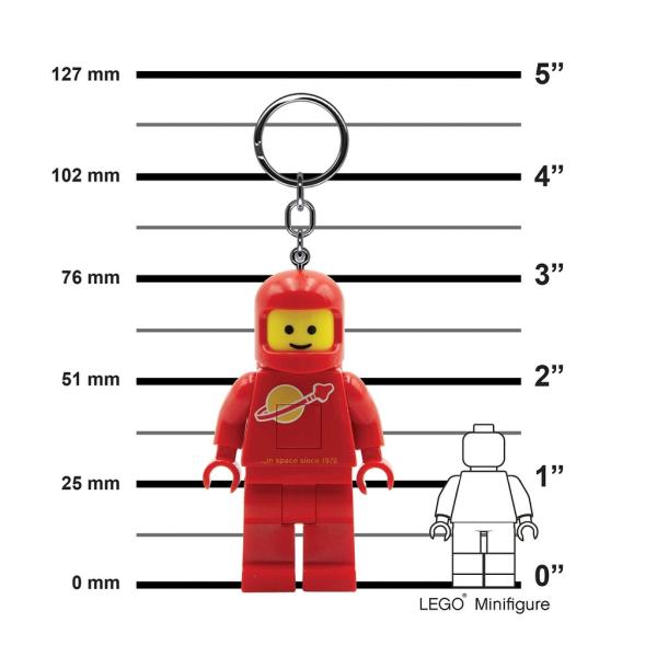 LEGO Spaceman Kozmonaut červený svítící figurka (HT)