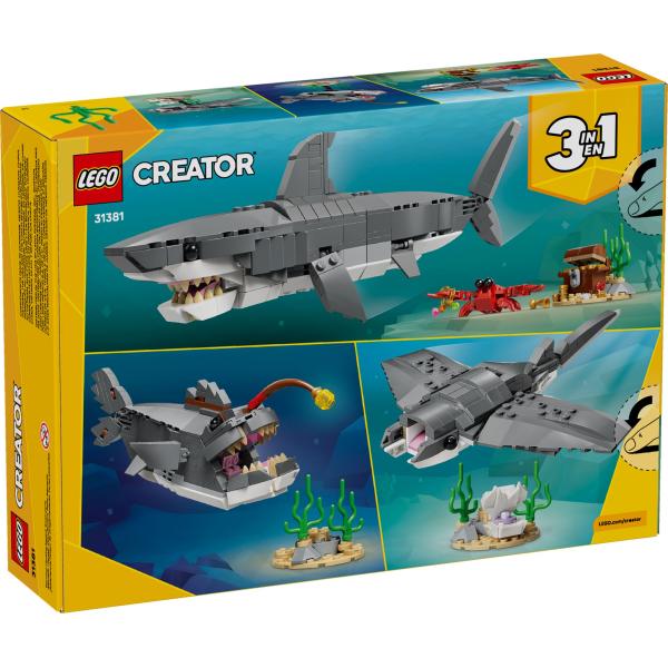 LEGO® Creator 3 v 1 31381 Divoký žralok a truhla s pokladem (obrázek 8)