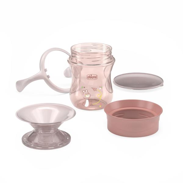 Chicco Hrnek 360 Perfect X s držadly pink, 12m+ (obrázek 3)