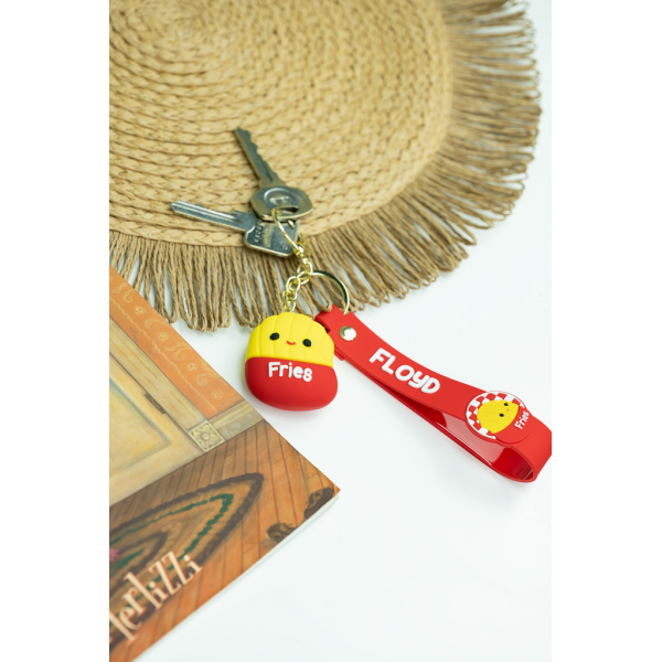 Squishmallows FIZZ Přívěsek na klíče – Hranolky Floyd