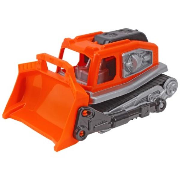 Buldozér oranžový 31cm voľný chod