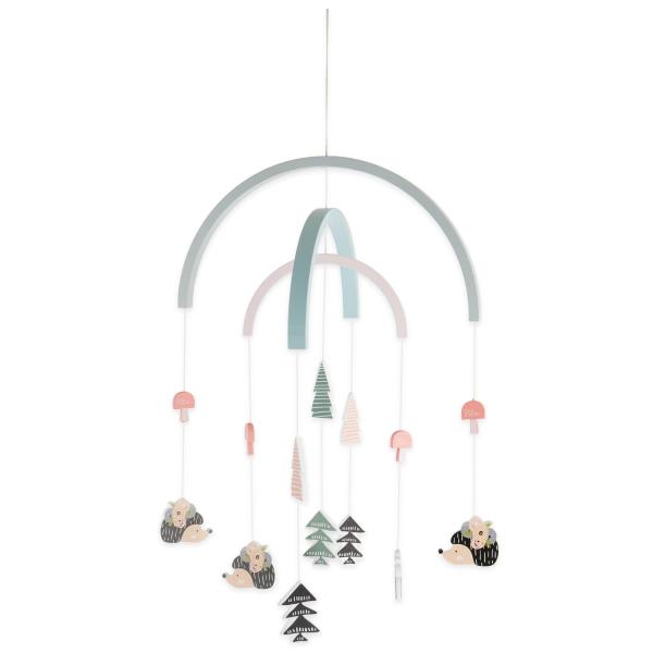 Bieco - Dřevěná závěsná hračka - ježek