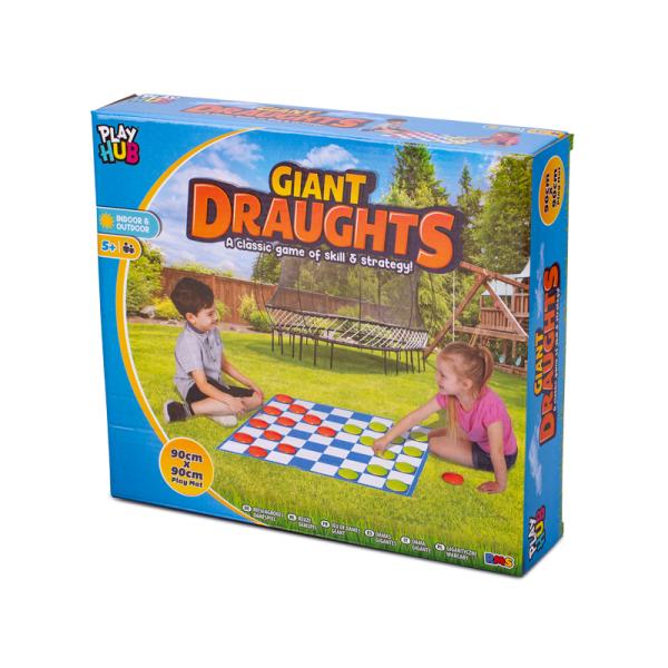 Dáma spoločenská hra 90x90cm v krabičke