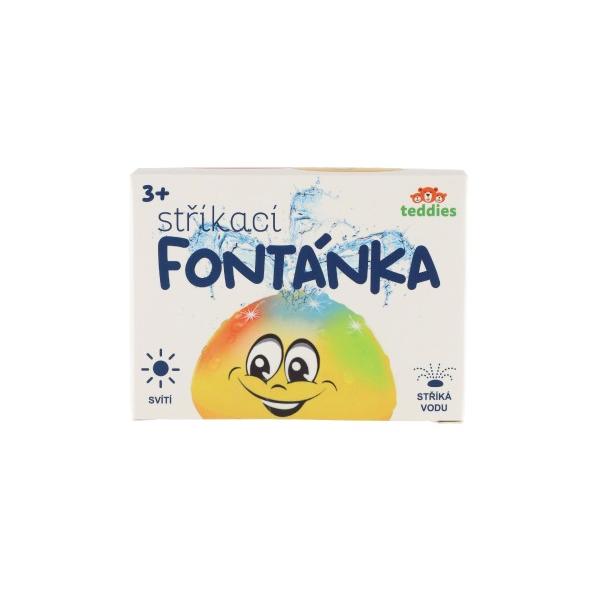 Hračka do vody Fontánka stříkací plast žlutá na baterie se světlem (obrázek 7)