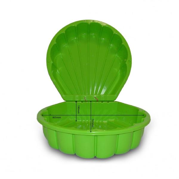 DOLONI Dětské pískoviště Shell – zelená