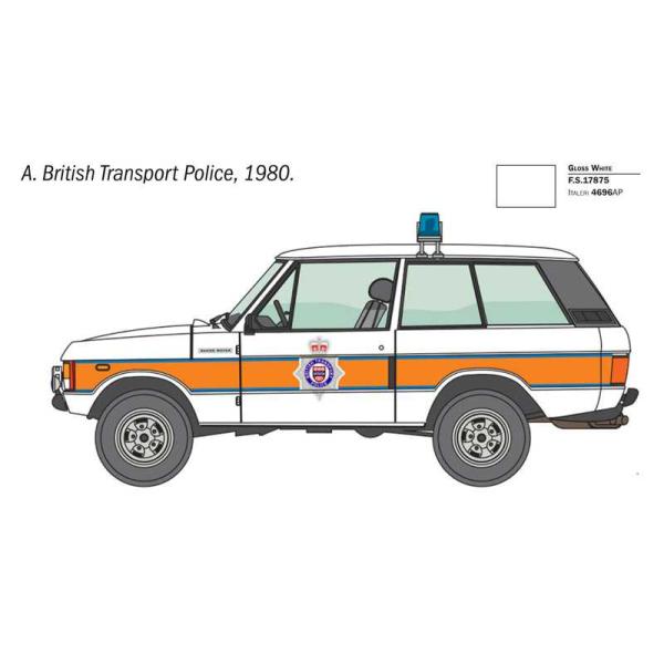 Model Kit auto 93661 – Range Rover Policie (1:24)