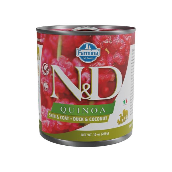 ND Dog konz. Quinoa 285g kacka, kokos
