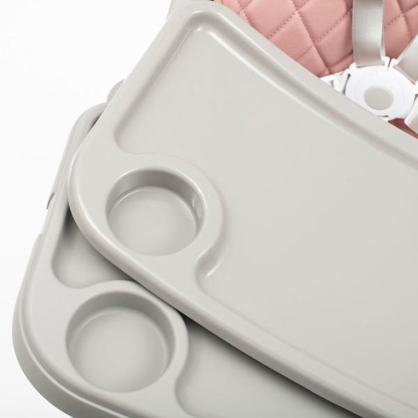 Jídelní židle Baby Mix Freja wooden dusty pink (obrázek 4)