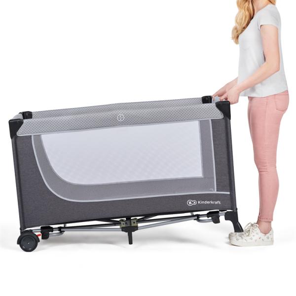 KINDERKRAFT Postýlka cestovní Leody Grey (obrázek 7)