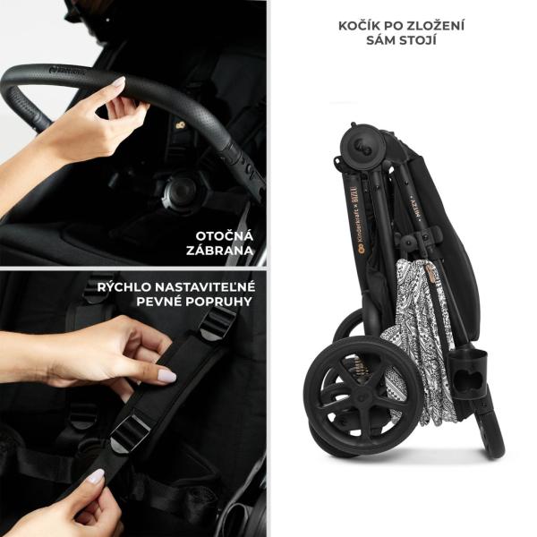 Kinderkraft Kočárek sportovní Mitzy Lunar Black Bizuu (obrázek 6)