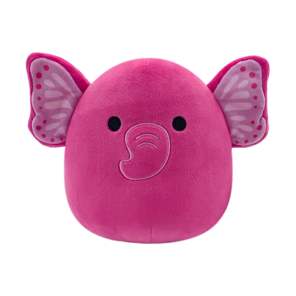 SQUISHMALLOWS Růžový motýlí slon - Evelyn