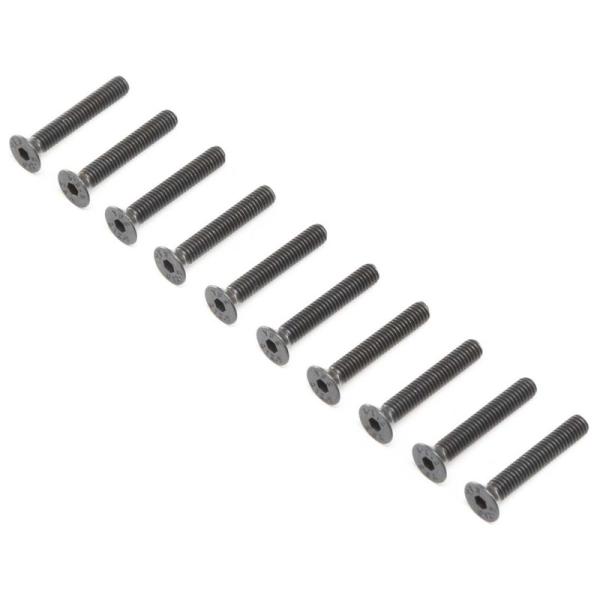 Losi skrutka Flat Head M4x25mm (10)