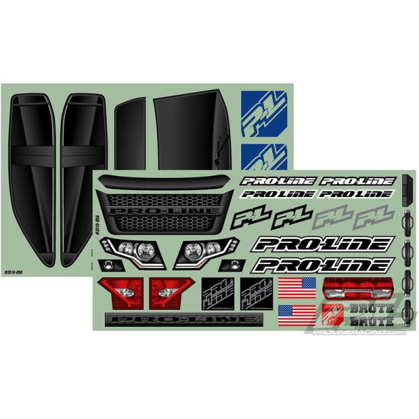 Pro-Line karosérie 1:10 Brute Bash Armor bílá (obrázek 3)