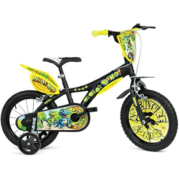 Dino Bikes - Detský bicykel 14" Dino 614-DSA Dinosaurus