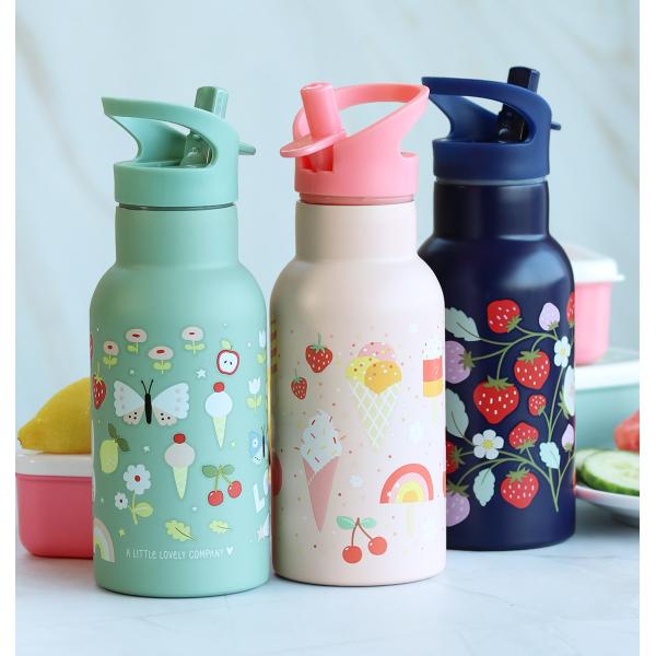 A Little Lovely Company - nerezová láhev na pití, 350 ml - zmrzlina (obrázek 10)