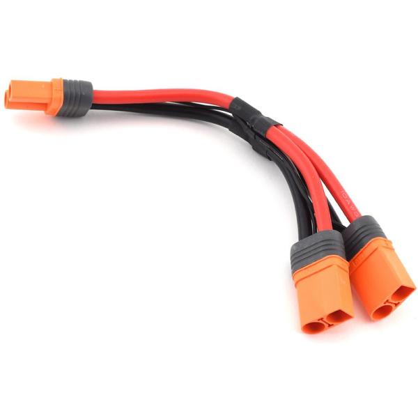 Spektrum paralelný Y-kábel IC5 batérie / 2x IC5 prístroj 15cm 10AWG