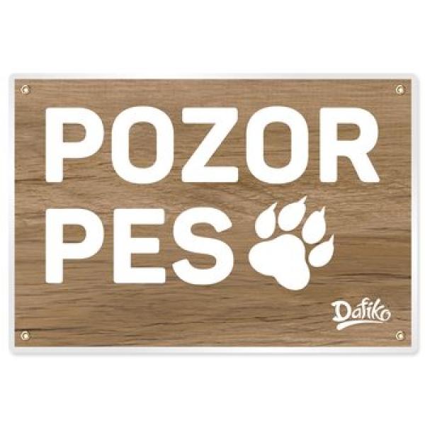 Tabulka výstražná univerzální pozor pes