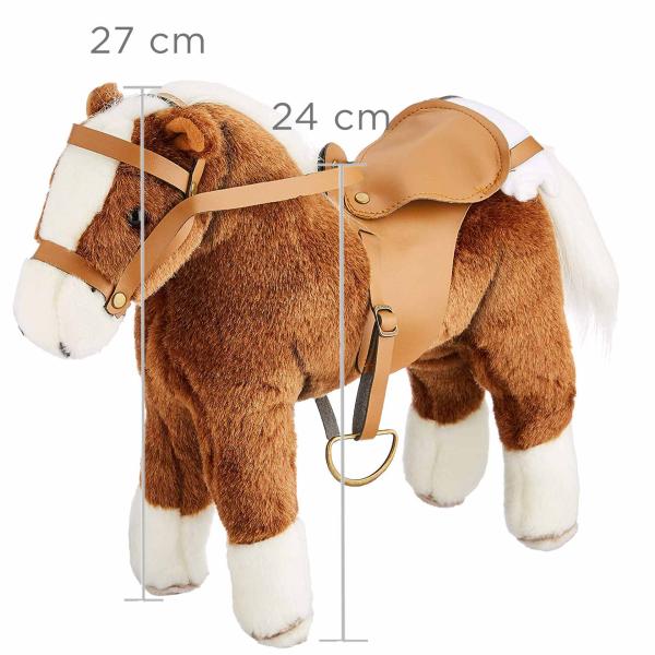 Götz poník pro panenky do 50cm hnědý (obrázek 5)