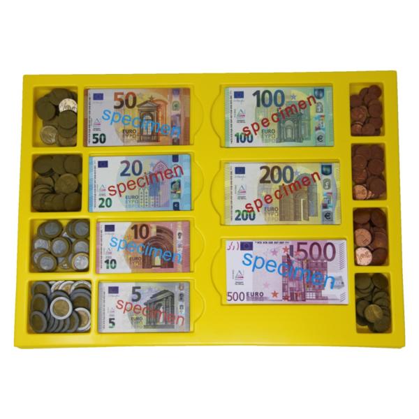 Wissner Plastová pokladna s eurovými bankovkami a mincemi