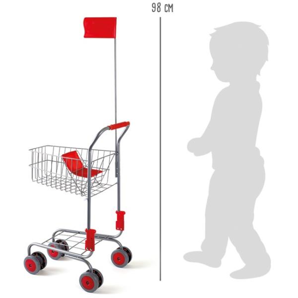 Small Foot Nákupní vozík stříbrný (obrázek 4)