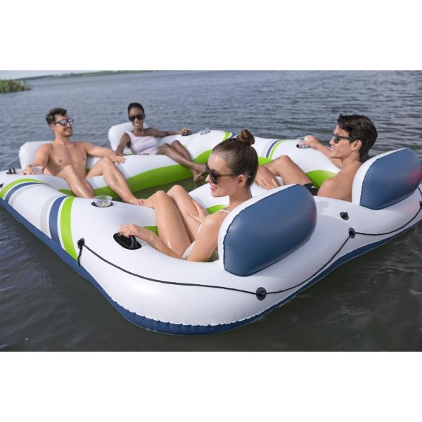 Bestway 43957 Nafukovací ostrov Breeze Bloc, 291 x 202 x 51 cm (obrázek 3)