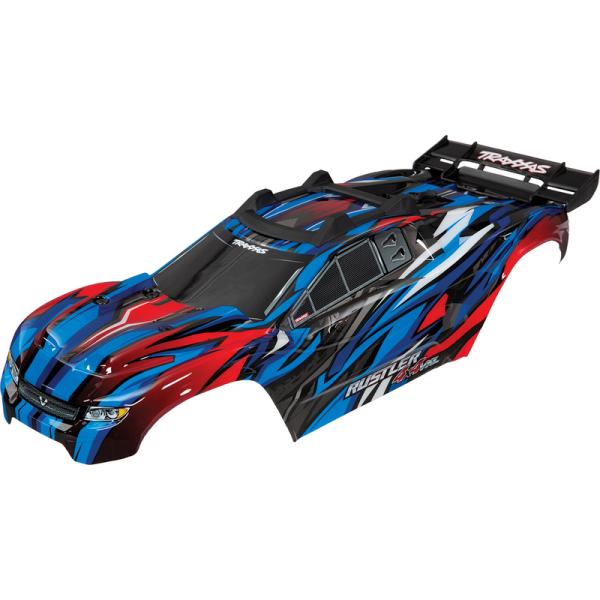 Traxxas karoséria modrá: Rustler 4x4 VXL