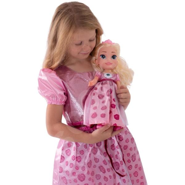 Panenka princezna Růženka plast 35cm česky mluvící na baterie se zvukem (obrázek 3)
