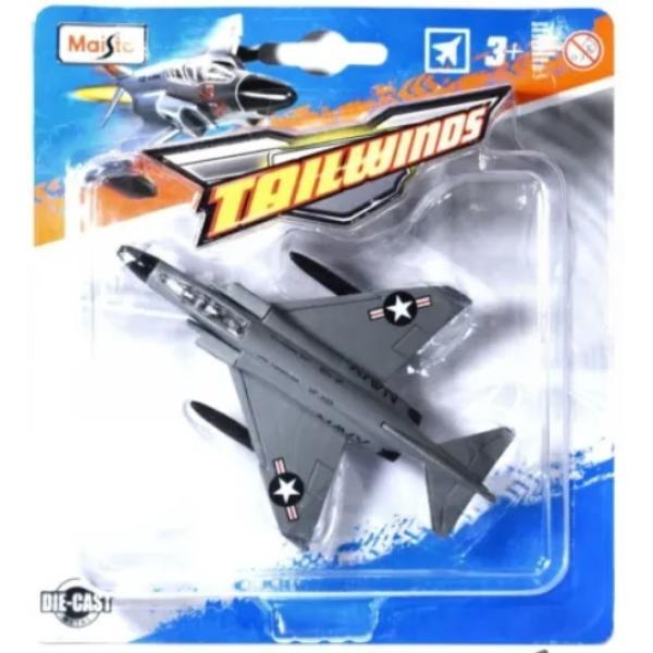 Maisto - Fresh Metal Tailwinds - letadla, F-4 Phantom II, matně šedé (obrázek 3)