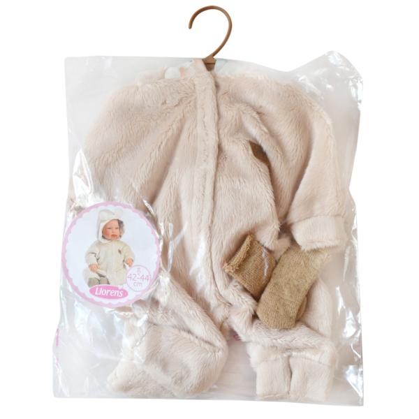 Llorens M844-03 oblečení pro panenku miminko NEW BORN velikosti 43–44 cm