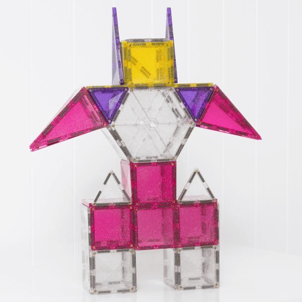 CONNETIX® Glitter Unicorn Pack magnetická stavebnice 56 ks (obrázek 4)