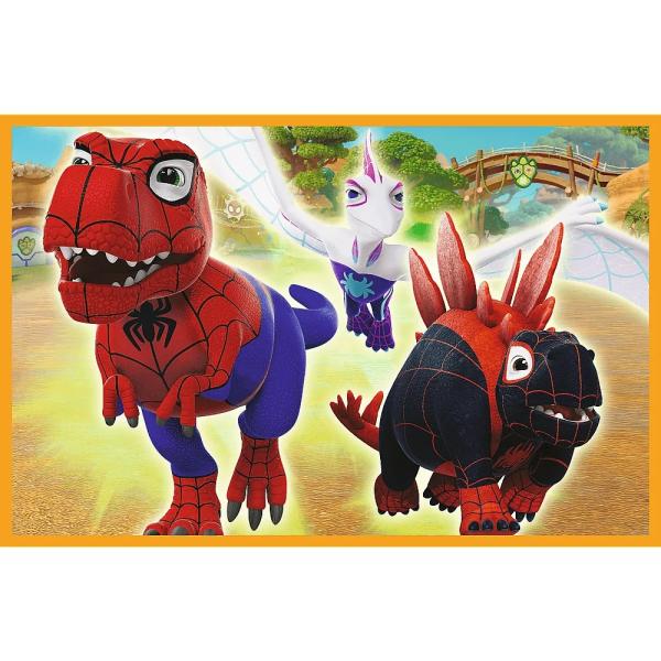 Trefl Puzzle 2x24 Spidey a dinosauři (obrázek 3)