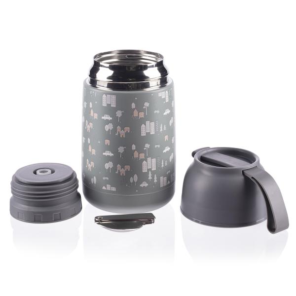 Termoska na jídlo se silikonovým držákem 620 ml, City (obrázek 6)