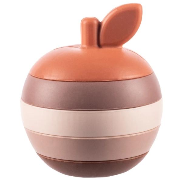 Silikonová skládací hračka Apple, Multicolor