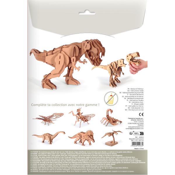 GRAINE CREATIVE 3D Puzzle T-rex 49ks (obrázok 8)