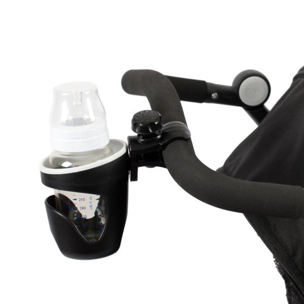 Držák na pití na kočárek - Deluxe, Black (obrázek 3)