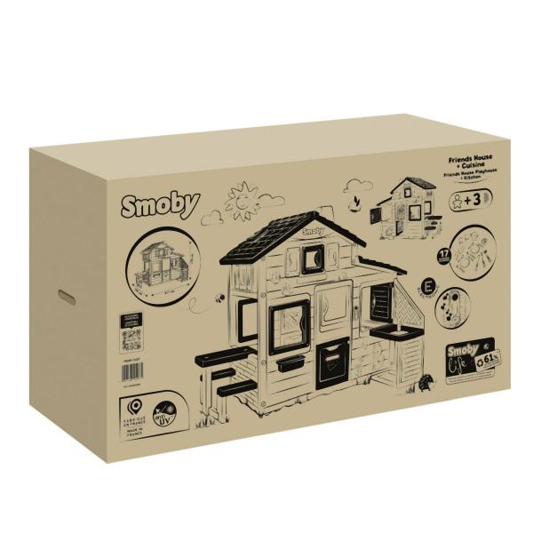 Smoby Domeček Life Friends House s kuchyní rozšiřitelný (obrázek 6)