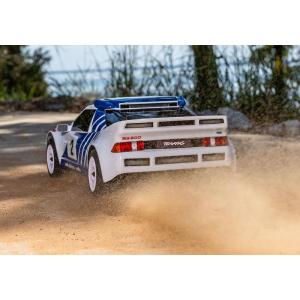 Traxxas Mini Rally Ford RS200 1:12 4WD VXL RTR modrý (obrázek 9)