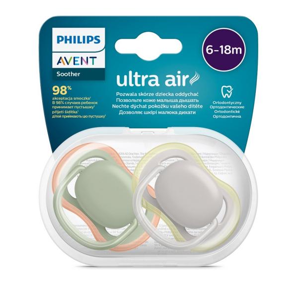 Philips AVENT Dudlík Ultra air neutral 6-18m 2 ks (obrázek 3)