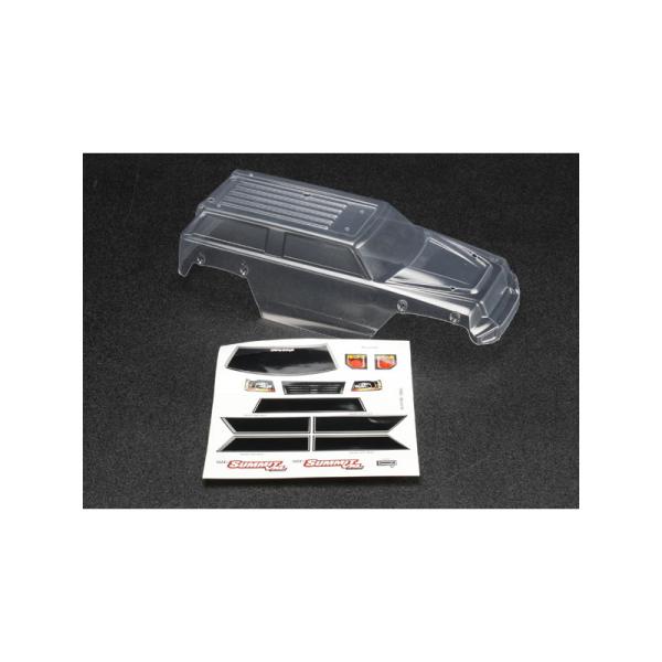 Traxxas karoséria číra, samolepky: Summit 1:16