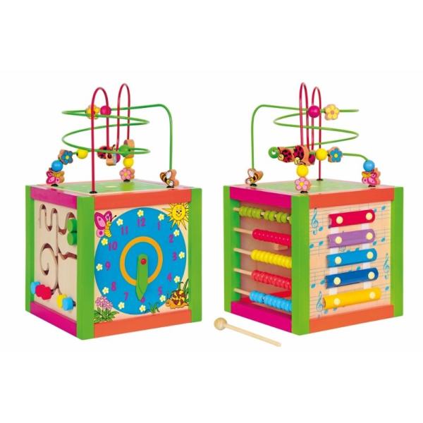 Woody Didaktická kocka farebná