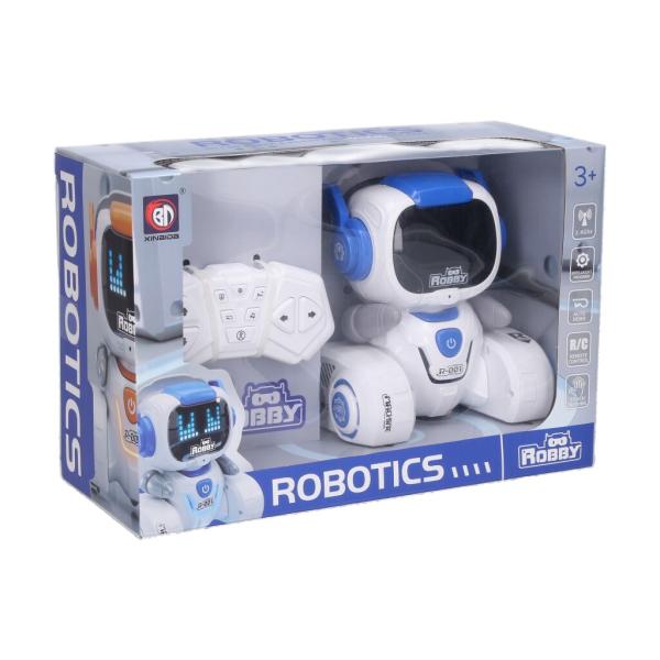 Robot Robby RC na dálkové ovládání 13x9x15 cm
