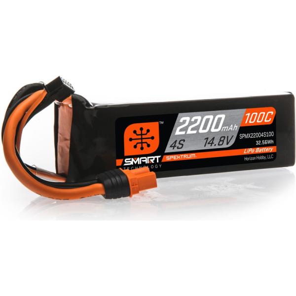 Spektrum Smart LiPo 14.8V 2200mAh 100C IC3