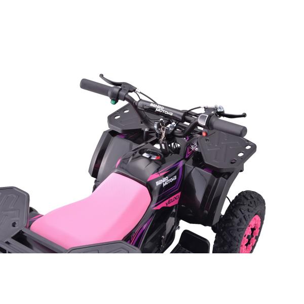 Elektrická čtyřkolka pro děti Beneo Motors Veloci růžová - 800W (obrázek 4)