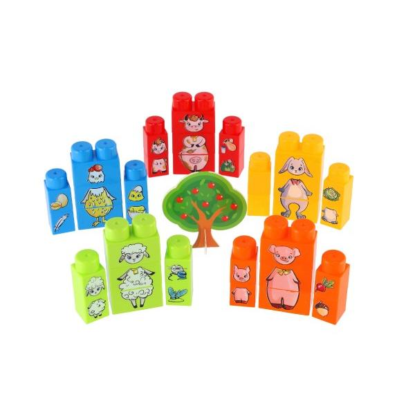 Stavebnice zvířátka v krabici