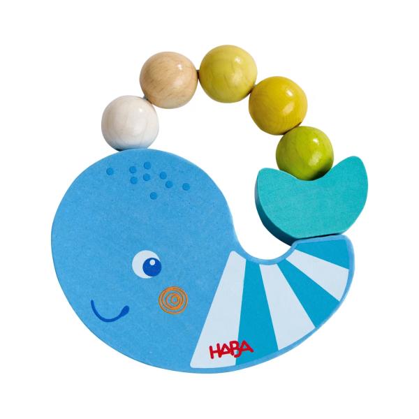 Haba Hrkálka a uchopovacia hračka Veľryba