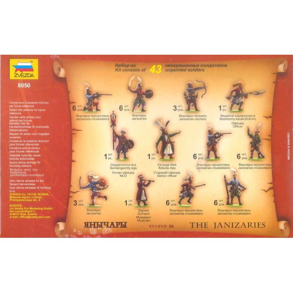 Wargames (AOB) figurky 8050 – The Janizaries (1:72)
