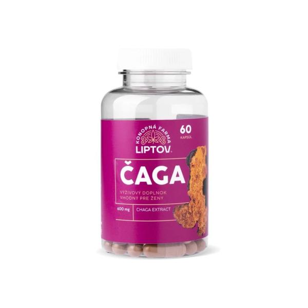 Čaga Sibírska 60 kapsúl (600mg extraktu / kapsula)