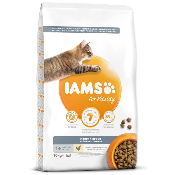 IAMS Cat Adult Indoor Chicken 10kg