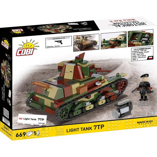 Cobi 2661 Polský lehký tank 7TP - World War II 1:28 (obrázek 9)